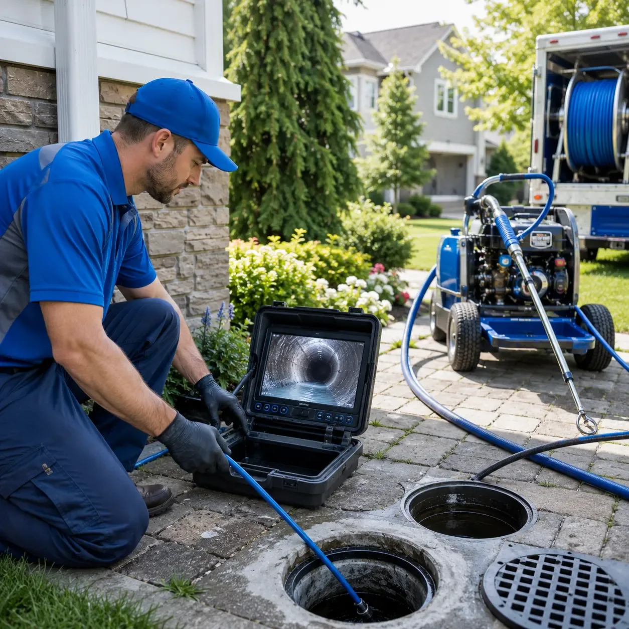 Outdoor drain cleaning professionals serving Meriden, CT
